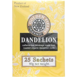Photo of Golden Fields - Dandelion Root Tea Bags 25 Pack (Yellow)