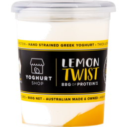 Photo of The Yoghurt Shop Lemon Twist 900g