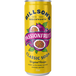 Photo of Billson's Passionfruit Classic Soda 355ml