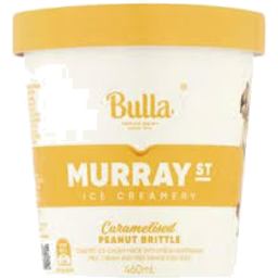 Photo of Bulla Ice Cream Murray St Peanut Brittle 460ml
