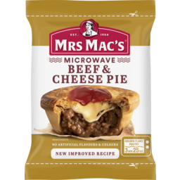 Photo of Mrs Mac's Microwave Beef & Cheese Pie 