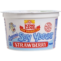 Photo of Kingland Yoghurt Soy Strawberry 250g