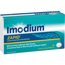 Photo of Imodium Rx Imodium Zapid Diarrhoea Relief Dissolving Tablets 6 Pack