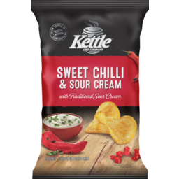 Photo of Kettle Chip Company Potato Chips Sweet Chilli & Sour Cream 150g