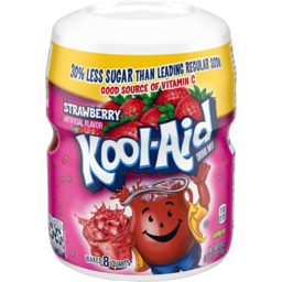 Photo of Kool Aid Strawberry Drink Mix Tub