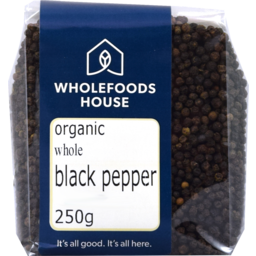 Photo of Wholefoods House Pepper Black Whole 250g