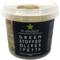 Photo of In Season Gourmet Foods Green Olive With Feta