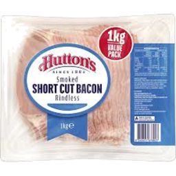 Photo of Huttons Smoked Short Cut Bacon 1kg 1kg