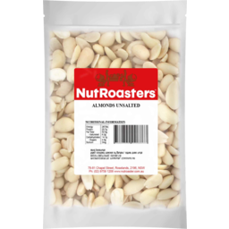 Photo of Nut Roasters Unsalted Almonds 500g