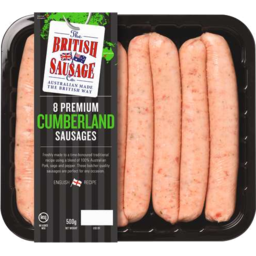 Photo of The British Sausage Thin Cumberland 500g
