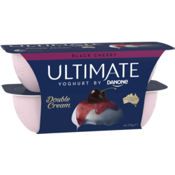 Photo of Ultimate By Danone Black Cherry Greek Yoghurt