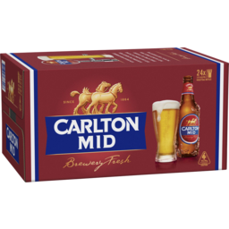 Photo of Carlton Mid Bottle 24x375ml