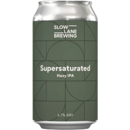 Photo of Slow Lane Supersaturated Hazy IPA Can