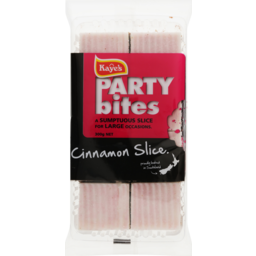 Photo of Kaye's Party Bites Cinnamon Slice 300g