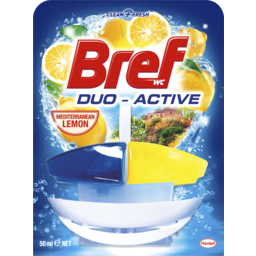 Photo of Bref Duo Active Mediterranean Lemon, Toilet Cleaner,