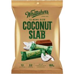 Photo of Whittakers Whittaker's Coconut Slab 12 Pack 180gm
