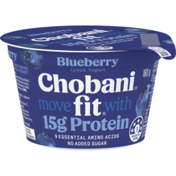 Photo of Chobani Fit High Protein Greek Yogurt Blueberry 160g 160g