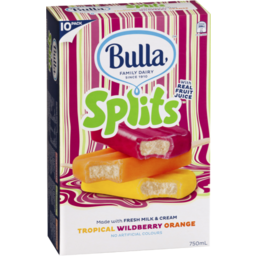 Photo of Bulla Splits Tropical, Wildberry & Orange 10pk
