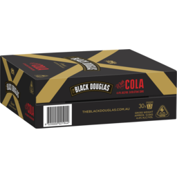 Photo of Black Douglas & Cola Can 375ml 3x10 Pack