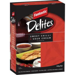 Photo of Fantastic Delites Rice Snacks Sweet Chilli And Sour Cream 100g