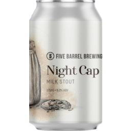 Photo of Five Barrel Night Cap Milk Stout Can