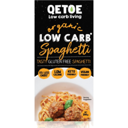 Photo of Qetoe Organic Low Carb Spaghetti 200g
