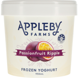 Photo of Appleby Farm Frozen Yoghurt Passion 950ml