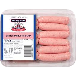 Photo of Slapes Chipolata British Pork
