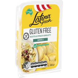 Photo of Latina Fresh Gluten Free Ricotta & Spinach Agnolotti Pasta 280g