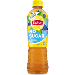 Photo of Lipton Ice Tea No Sugar Lemon Iced Tea Bottle