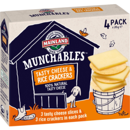 Photo of Mainland Munchables Tasty Cheese & Rice Crackers 4 Pack