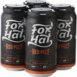 Photo of Fox Hat Red Pelt India Red Ale Cans