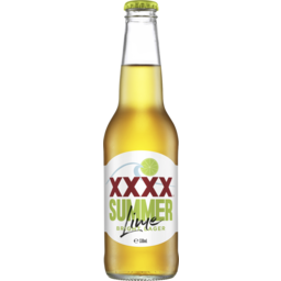 Photo of XXXX Summer Bright Lager with Natural Lime Stubbies