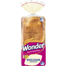 Photo of Wonder White Smooth Wholegrain Sandwich Bread 700gm