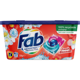Photo of Fab Fresh Blossom Triple Laundry Capsules 336g 28 Pack