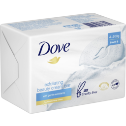 Photo of Dove Exfoliating Beauty Cream Bar 4x100g Bars 400g