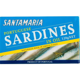 Photo of Santamaria Portuguese Sardines In Oil 120g