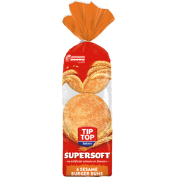 Photo of Tip Top Buns Burger Supersoft Sesame 6 Pack