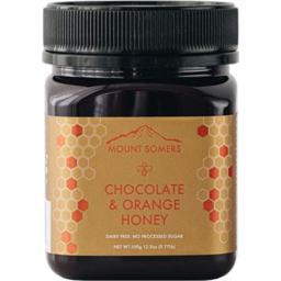 Photo of Mount Somers Chocolate & Orange Honey 350g