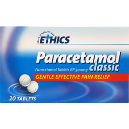 Photo of Ethics Paracetamol Classic 20 Tablets