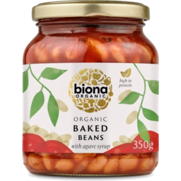 Photo of Beans - Baked Beans Organic 400gmwith Agave Syrup Biona