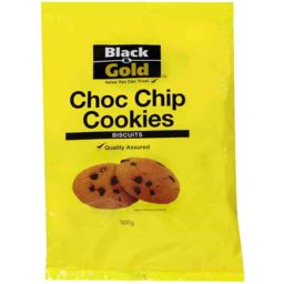 Photo of Black & Gold Cookie Choc Chip