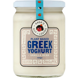 Photo of Gaga's Plant Based Vanilla Bean Greek Yoghurt 500g