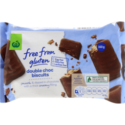 Photo of WW Free From Gluten Biscuits Double Chocolate 160g