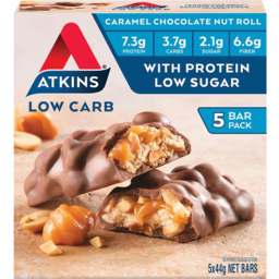 Photo of Atkins Caramel Chocolate Nut Roll