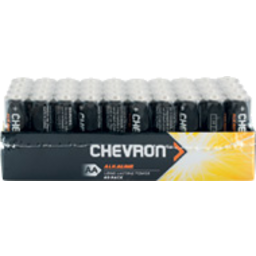 Photo of Chevron Battery Alkaline AAA 40 Pack