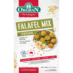 Photo of Orgran Gluten & Dairy Free Falafel Mix Vegan 200g