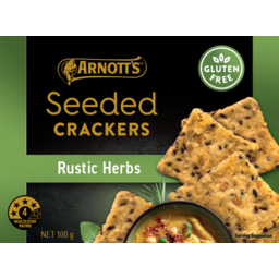Photo of Arnotts Rustic Herbs Seeded Crackers 100g
