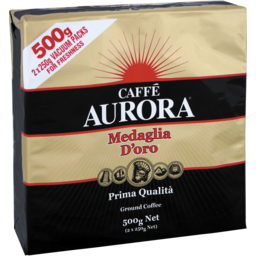 Photo of Caffé Aurora Prima Qualità Ground Coffee 500gm