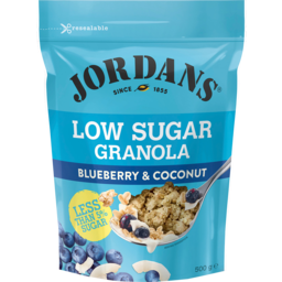 Photo of Jordans Blueberry & Coconut Low Sugar Granola